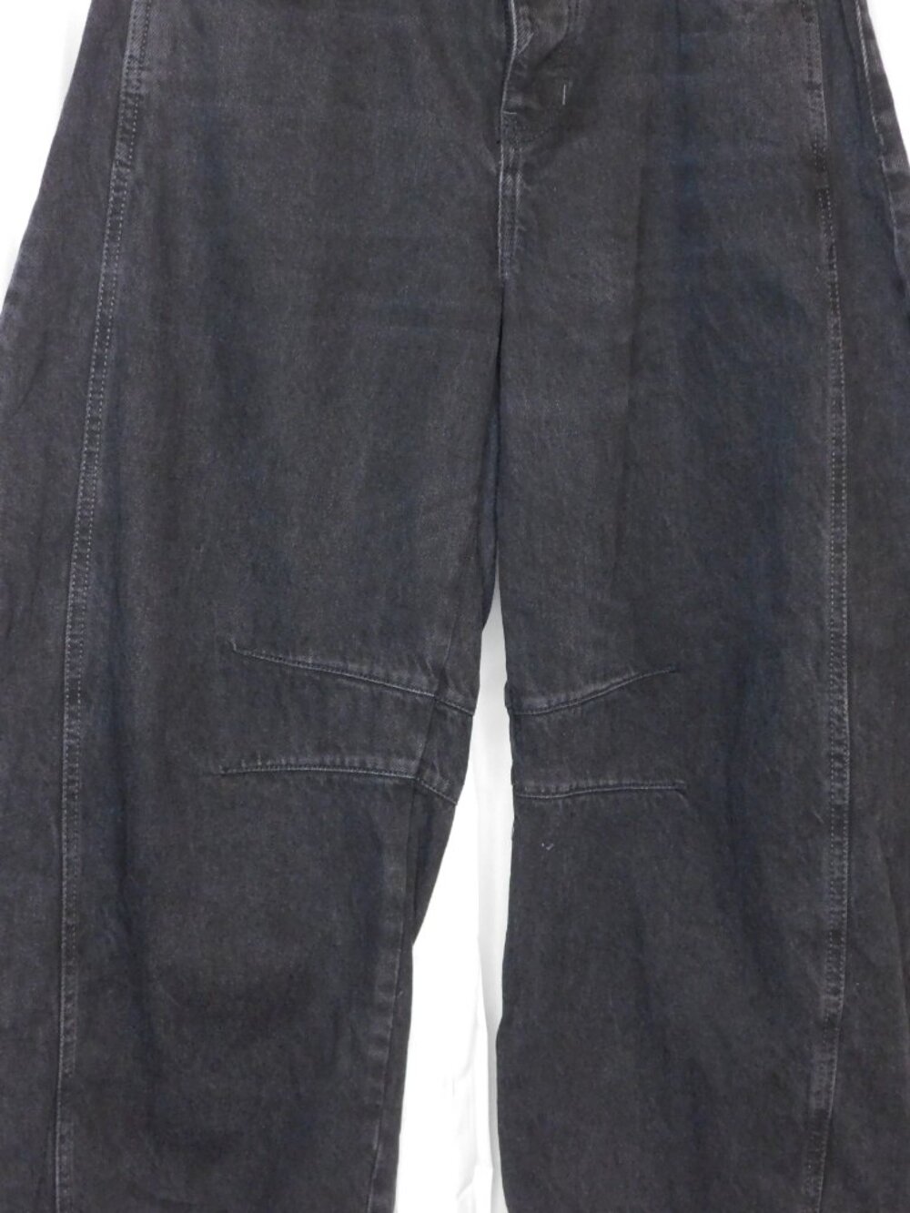 Free People Good Luck Mid Rise Barrel Jeans | Soundwave | Black | VGUC | 28 - Picture 4 of 9